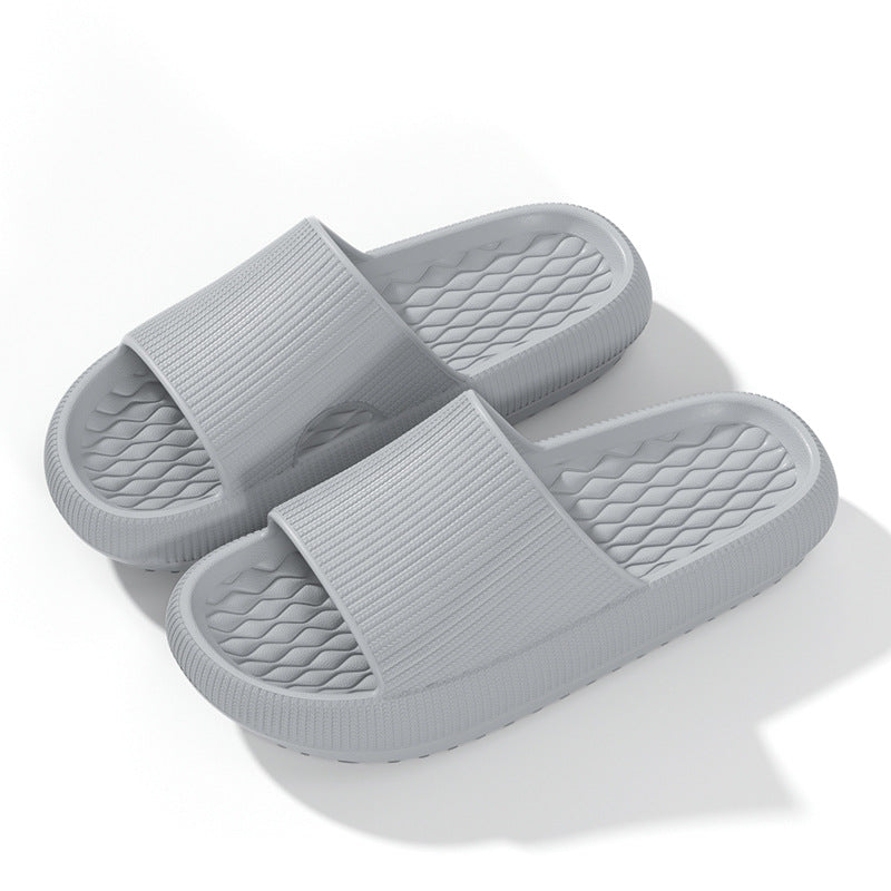 Women's summer ins indoor home EVA bathroom dormitory thick bottom non-slip couple summer slippers men can wear outside