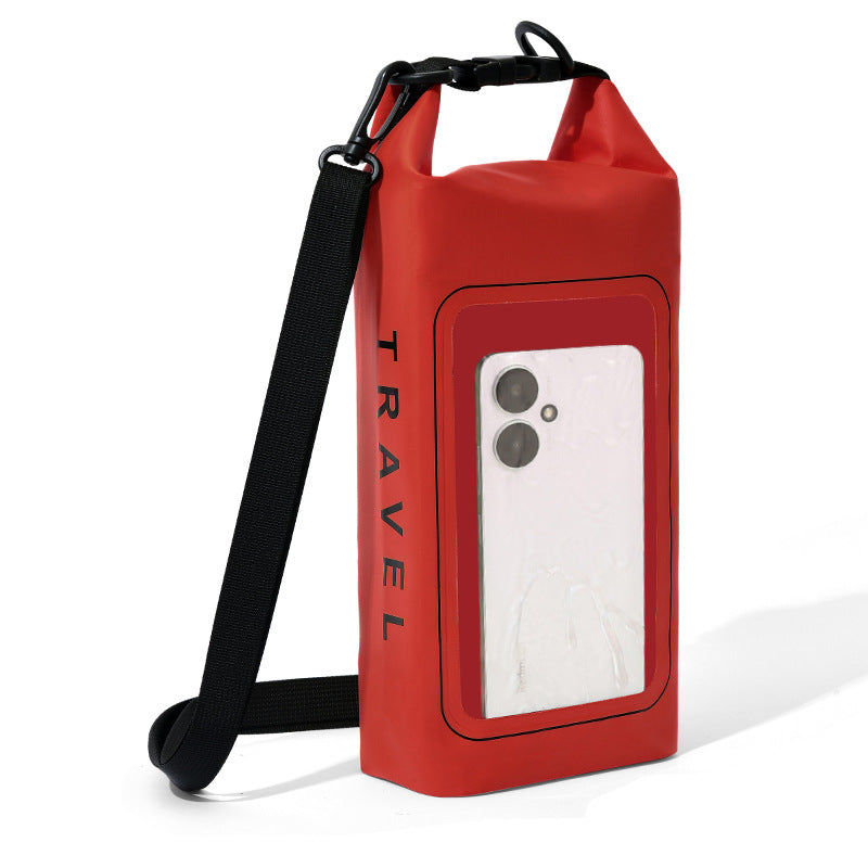 Outdoor Swimming Mobile Phone Rafting Touchable Rainproof Touch Screen Waterproof Sealed Takeaway Equipment Special Rider Crossbody Bag