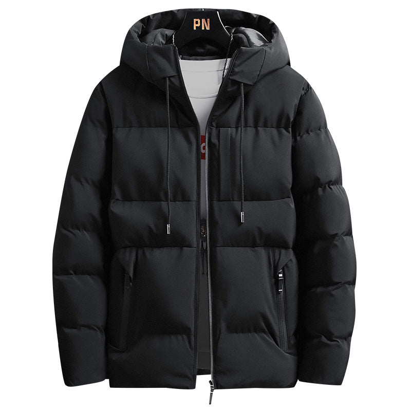 Winter new men's cotton-padded coat padded coat cotton-padded coat tide brand winter hooded versatile down cotton-padded jacket #933