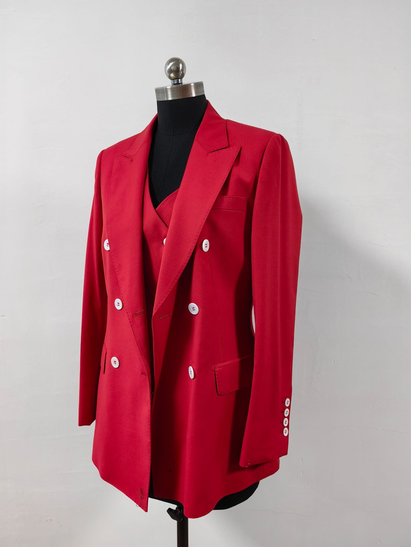 Women's Pants and Jackets Wholesale Red Business Attire Fashion Suits Factory Direct Sales Chinese Style New Chinese Women's Clothing
