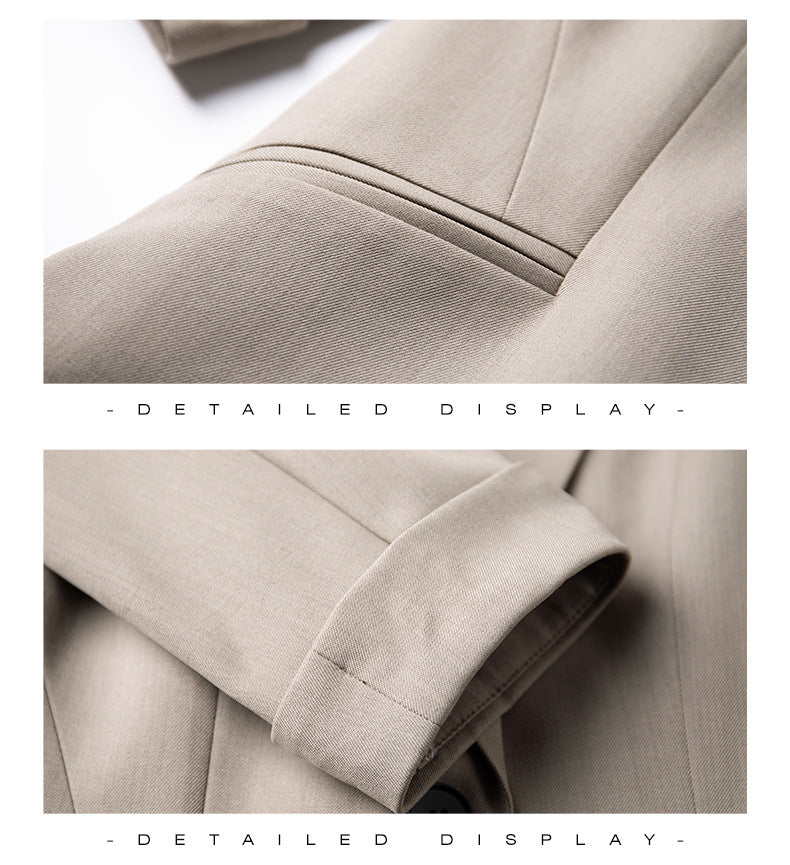 Cross-Border Three-Quarter Sleeve Blazer for Women, New Formal Wear for Interviews, Hotel Workwear, Professional Attire, Business Suit Set