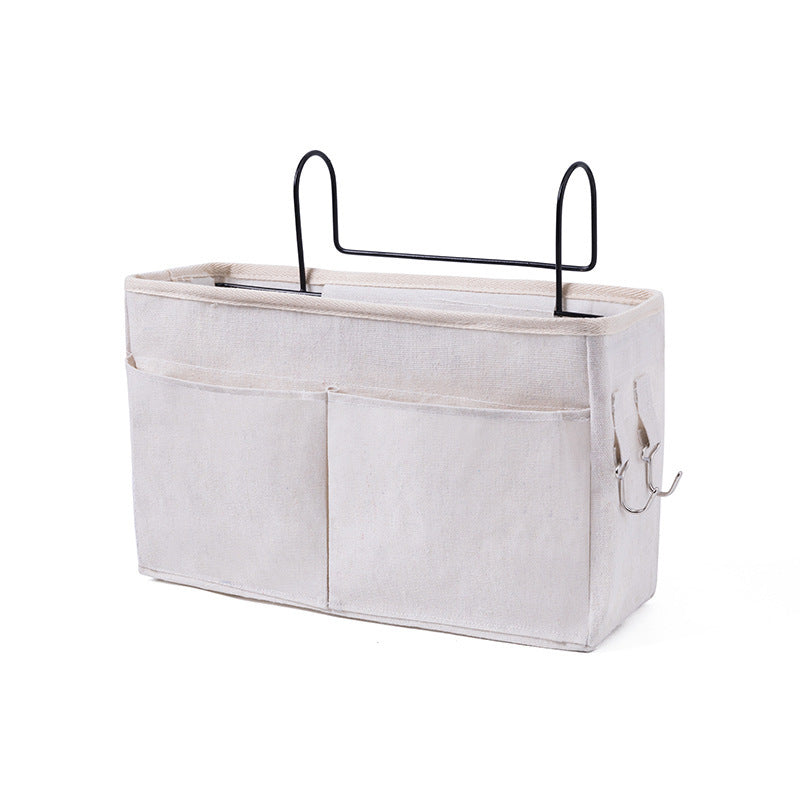 Bedside Storage Hanging Bag Dormitory Upper Bed Bedside Storage Rack College Students' Female Dormitory Bed Mobile Phone Hanging Basket Fabric Bag