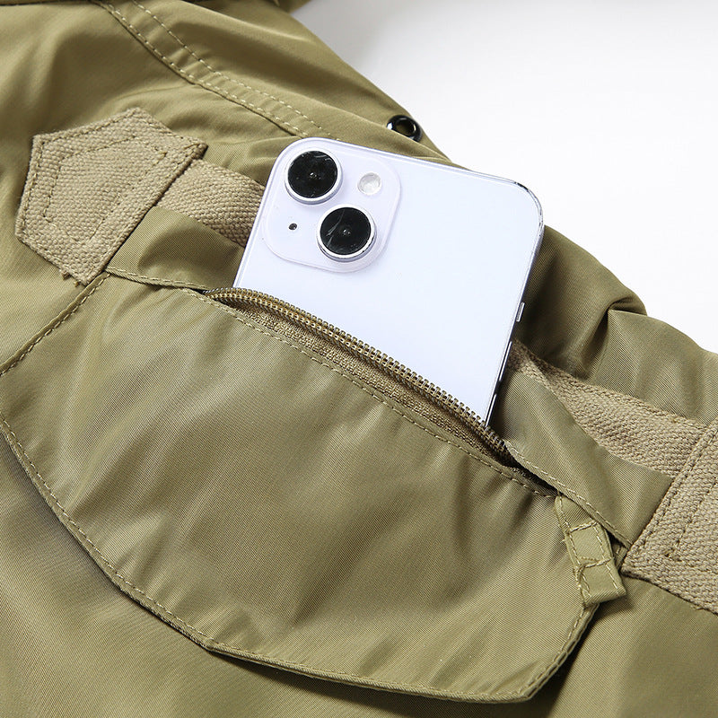 Autumn and Winter Ma1 New Jacket cotton and thickening Tooling Air Force Loose plus size Casual Jacket Baseball Suit Pilot