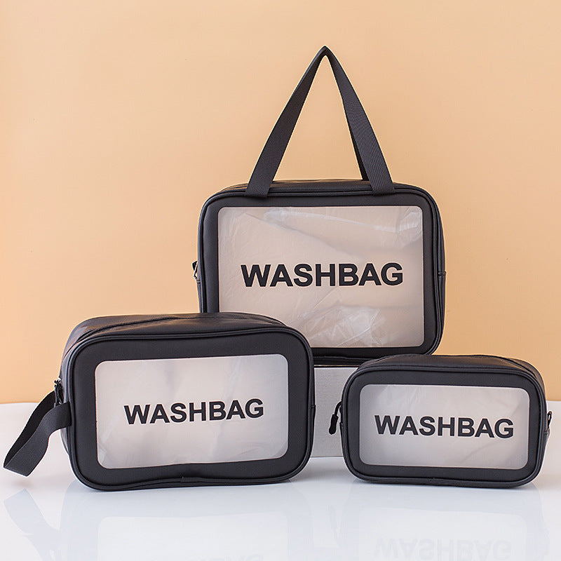 Cosmetic Bag in Ins Style, Large Capacity Women's Makeup Bag, Waterproof Toiletry Bag, Portable Travel Storage Bag, Popular Ins Style