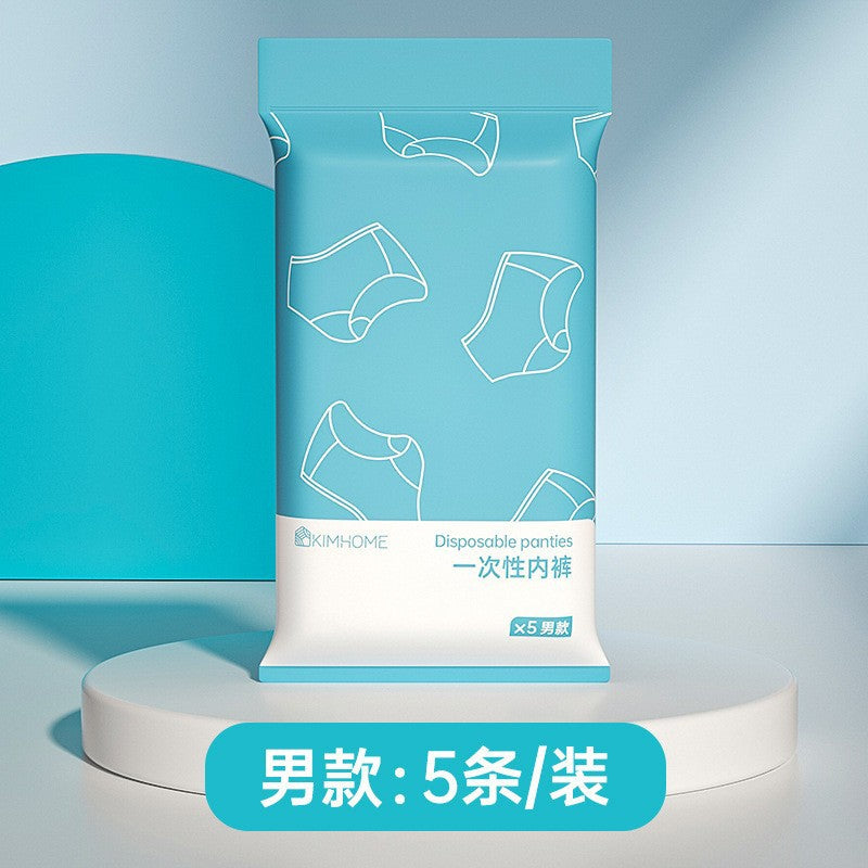 Manufacturer Wholesale Disposable Underwear Women's Convenient Underwear Disposable Shorts Pregnant Women Outdoor Travel Hotel Daily Disposable Pants