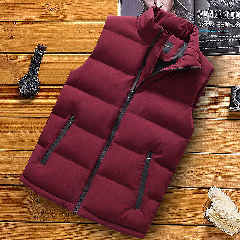 Men's Casual Fashion Vest for Autumn and Winter, Trendy Slim-Fit Jacket, Wholesale Dropshipping