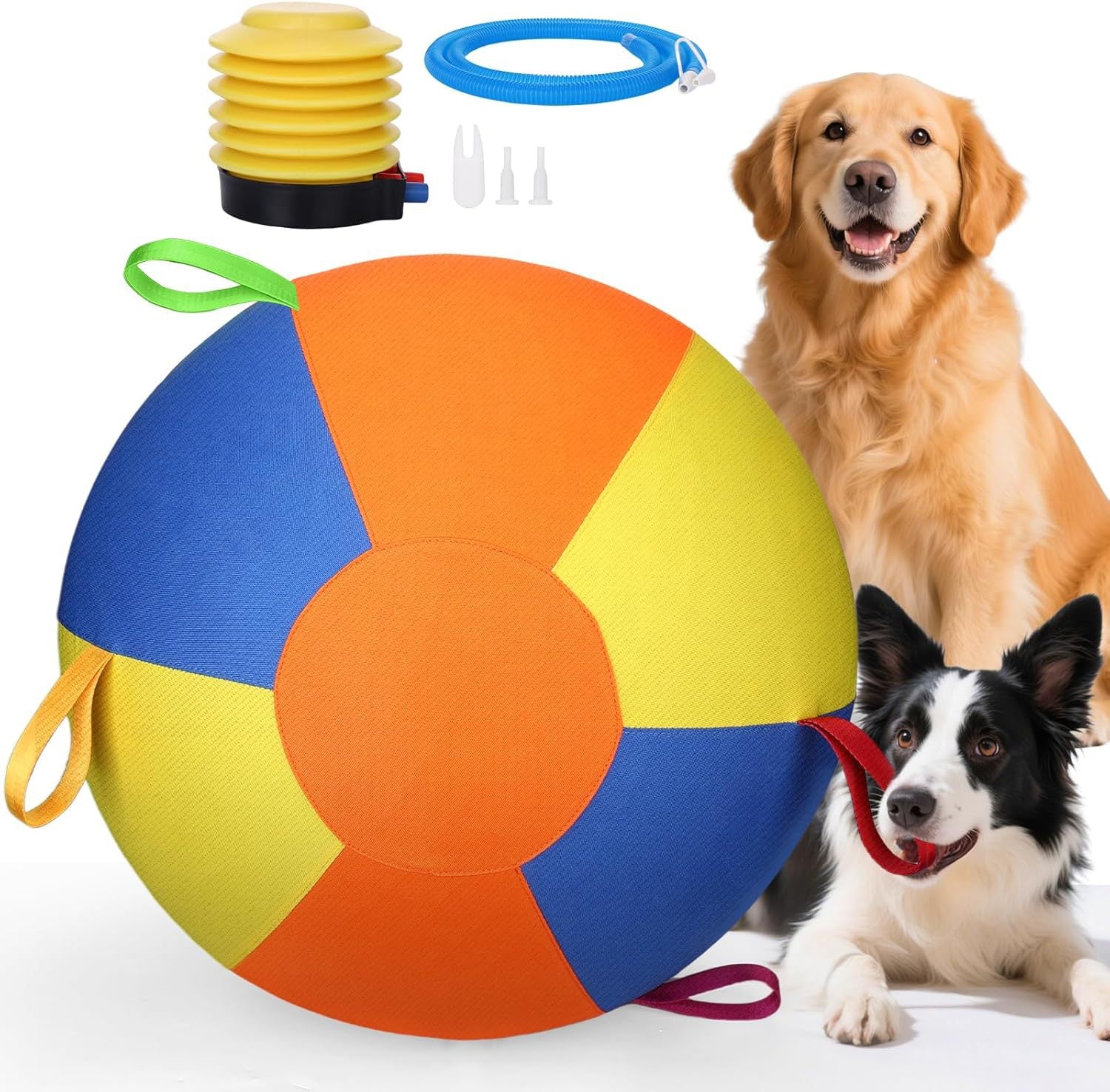 Cross-Border Sheep Horse Dog Herding Ball—Durable Solid Color Polyester Inflatable Training and Exercise Toy Pet Game Ball