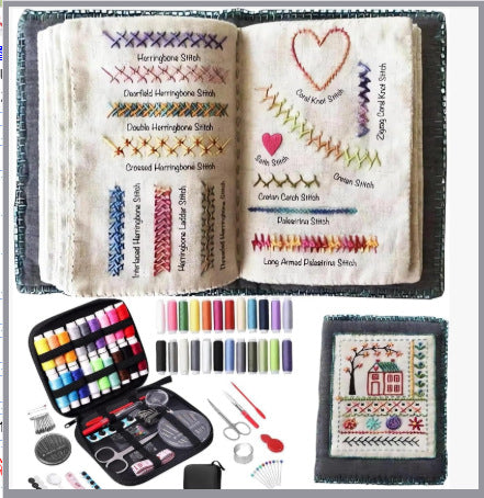 Cross-Border Hot-Selling Household Portable Sewing Kit, Daily Sewing Tools Multi-Piece Set, Handmade Sewing Kit