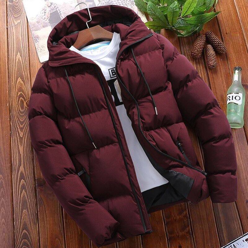 Foreign Trade Cross-border Winter Cotton-padded Jacket Men's New Handsome Short Cotton-padded Jacket Korean Style Slim-fit Fashionable Cotton-padded Jacket Men's Wear