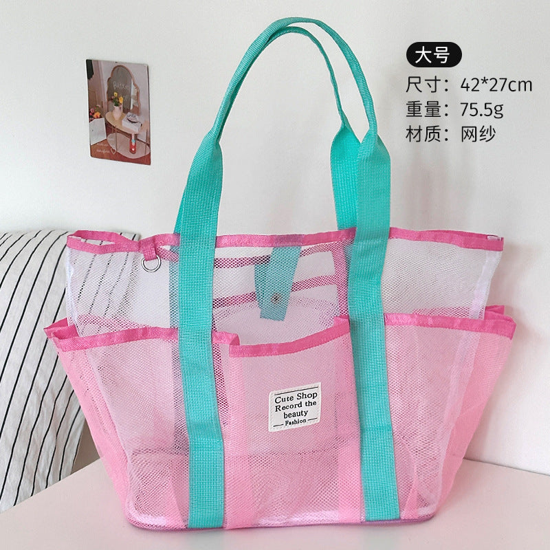 Hollow Swimming Bag Large Capacity Beach Bag Girls Storage Beach Beach Bag Foldable Shopping Bag Wholesale