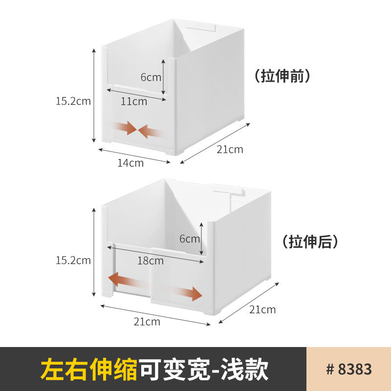 Multifunctional Household Kitchen Cabinet Storage Box Sundries Snack Storage Box Right Angle Storage Basket Cosmetics Storage Box