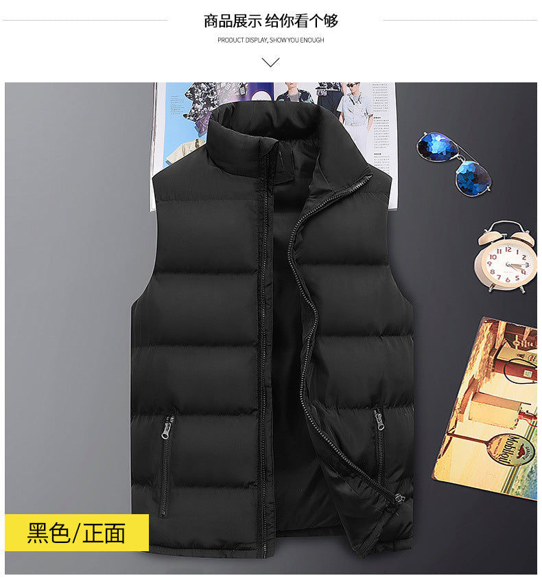 Men's Casual Fashion Vest for Autumn and Winter, Trendy Slim-Fit Jacket, Wholesale Dropshipping
