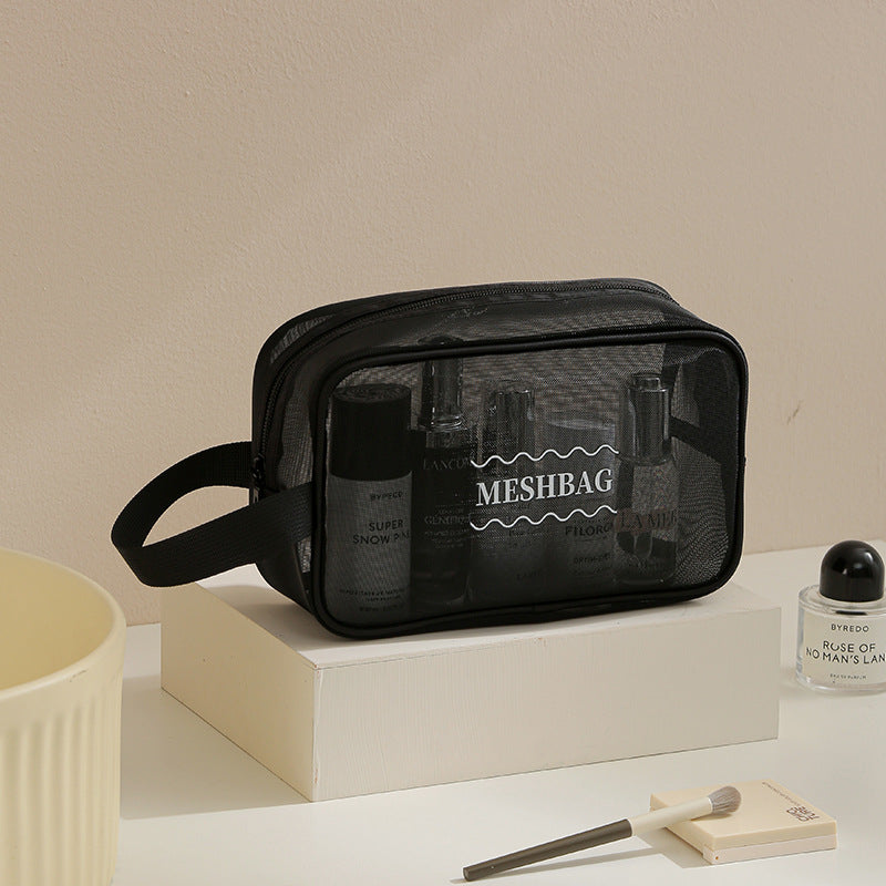 Bath Bag, Satchel Basket, Toiletry Bag, Men's Toothbrush Supplies, Mesh Bath Bag, Travel Swimming Storage, Waterproof
