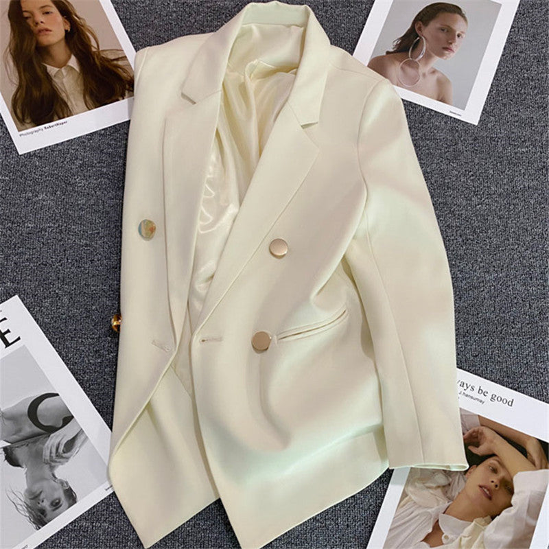 Green Small Blazer for Women 2025 Spring New Style Slimming Internet Celebrity Street Top Trendy Women
