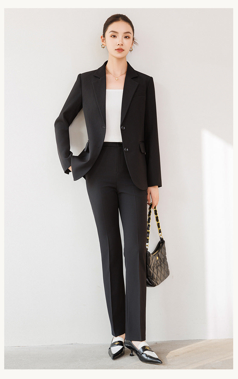 Cross-Border Off-White Blazer for Women, High-End Spring New Style Professional Suit, Fashionable and Elegant Formal Workwear