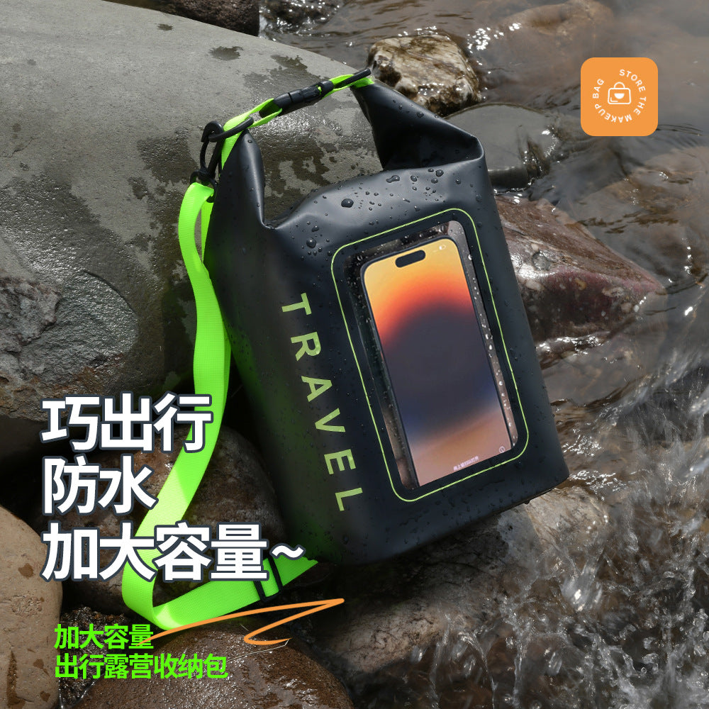 Outdoor Swimming Mobile Phone Rafting Touchable Rainproof Touch Screen Waterproof Sealed Takeaway Equipment Special Rider Crossbody Bag