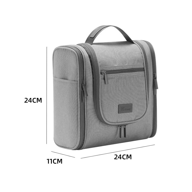 Multi-functional double-opening wash large-capacity travel storage bag portable hook wash bag anti-splash thickened portable