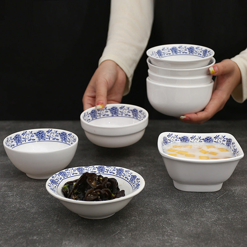 Imitation porcelain small Bowl wholesale factory dessert shop special dessert bowl hotel commercial rice bowl household porridge bowl