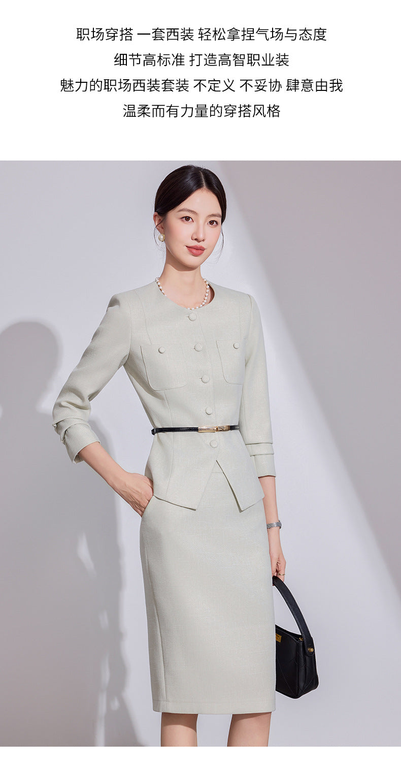 2025 Autumn and Winter Casual Fashion Suit Pants Business Wear Women's Cross-Border Export Pants Suit 6909