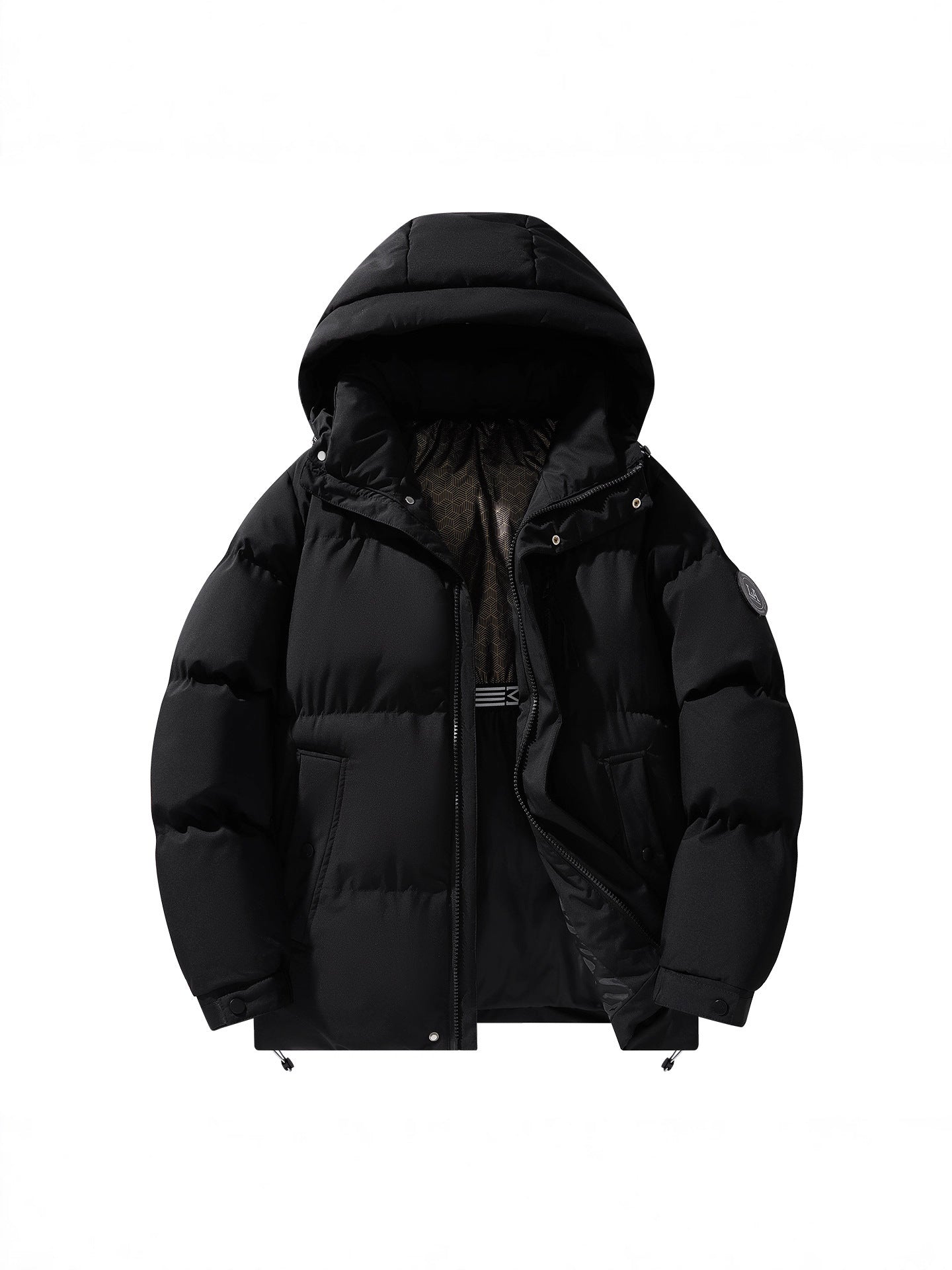 Autumn and Winter New Graphene Cotton Coat, Warm Couple's Same Style Hooded Cotton Jacket, Thickened Winter Coat