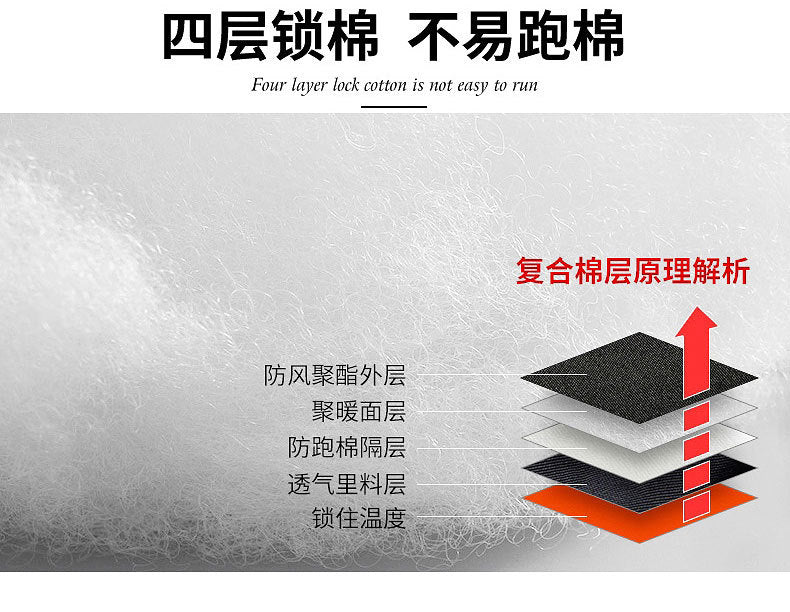 Mid-Length Hooded Cotton Coat for Young Men, Casual Warm Cotton Jacket, Thickened Puffer Jacket for Trendy Men, Winter Cotton Coat, Cross-Border
