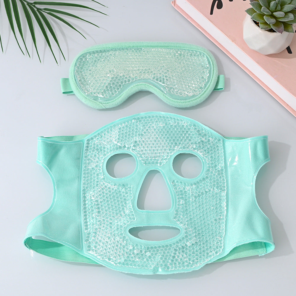 Ice Mask, Ice Eye Mask, Ice Pack, Facial Mask, Postoperative Recovery Artifact, Hot Compress, Full Face Cooling, Super Soft Face Mask