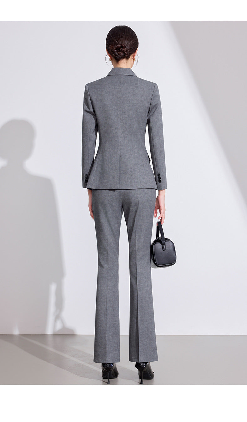 2025 Autumn and Winter Casual Fashion Suit Pants Business Wear Women's Cross-Border Export Pants Suit 6913