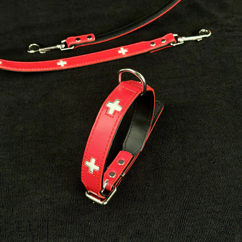 Pet Safety Leash Pu Long Leash for Medium and Large Dogs Training Leash Anti-Escape Two-Color Pet Supplies Dog Walking
