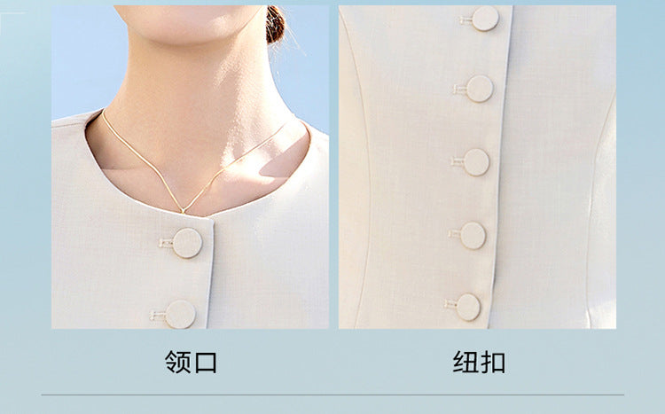 New Chinese Style Professional Skirt Classy Suit Suit for Women 2025 New Sales Workwear Conference Reception Work Clothes Summer