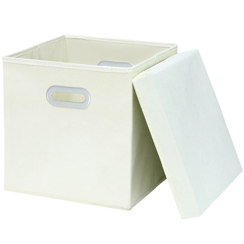 Amazon Lidless Storage Box Fabric Storage Box Foldable Large Drawer Storage Box Toy Storage Box