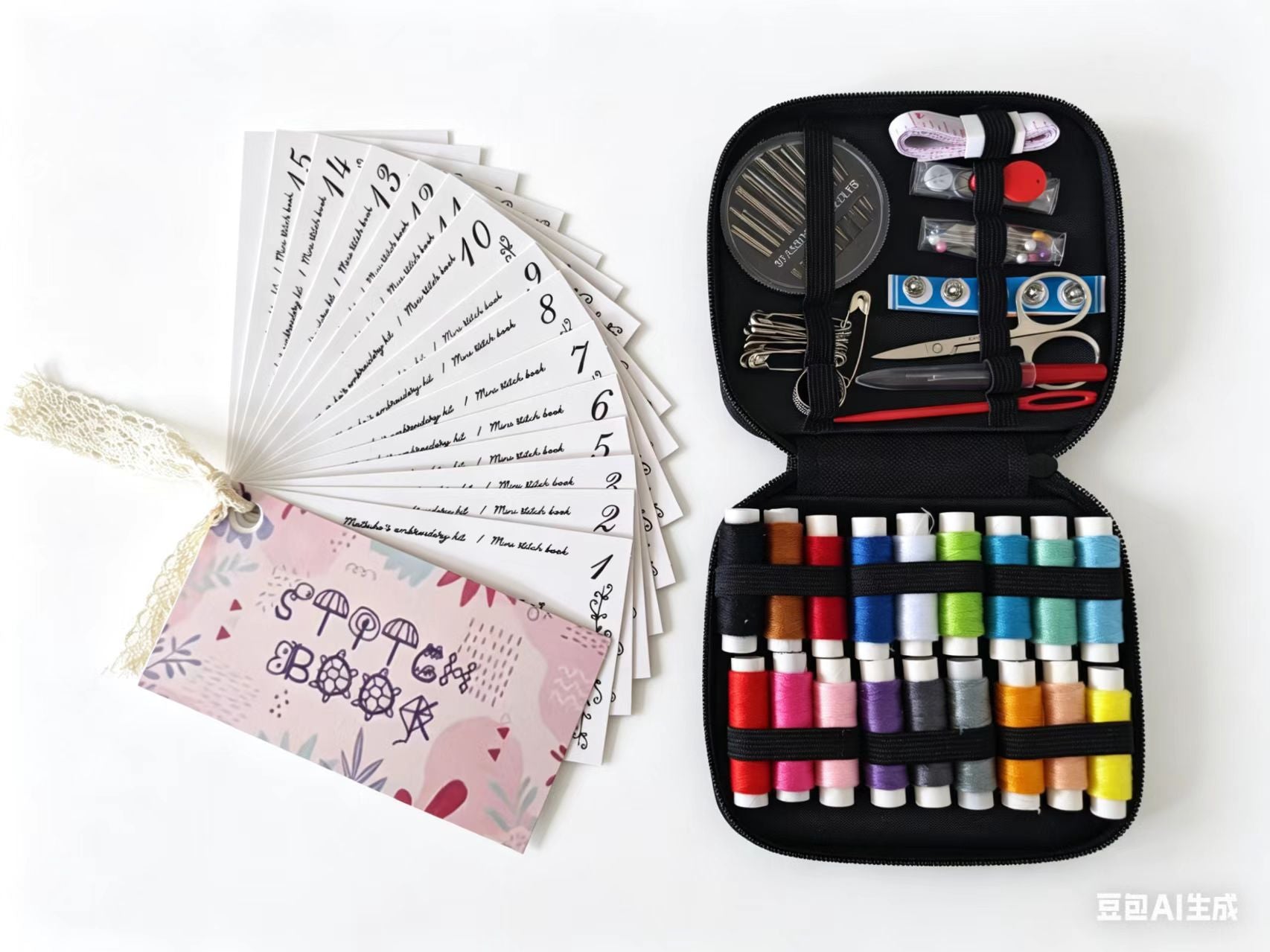 Cross-Border Hot-Selling Household Portable Sewing Kit, Daily Sewing Tools Multi-Piece Set, Handmade Sewing Kit
