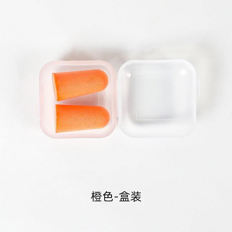 Slow Rebound Sponge Memory Foam Sleep Noise Reduction Isolation Mute Anti-Noise Travel Nap Ready Stock Wholesale Earplugs