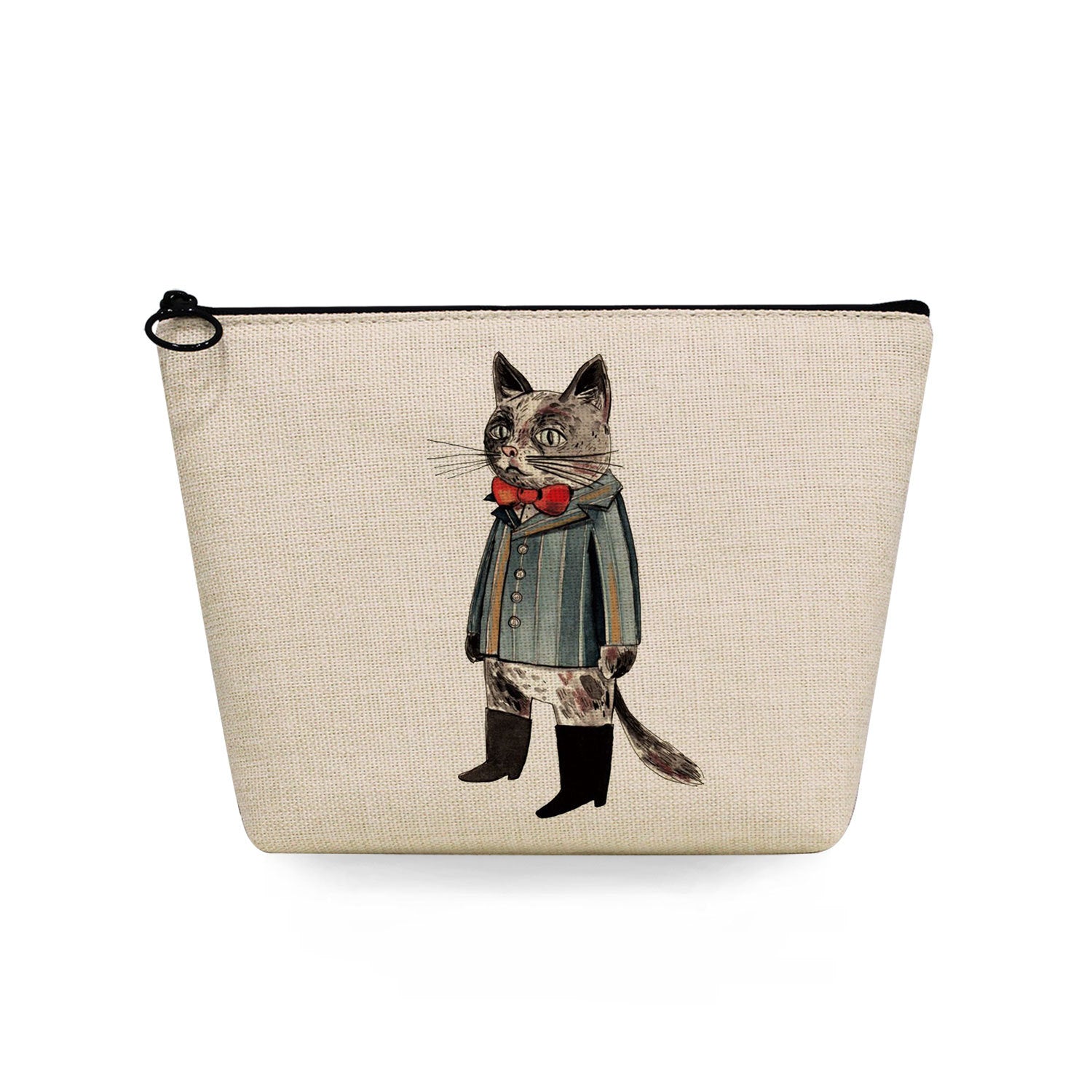 Fashion Cat printed cosmetic bag small travel portable wash bag printed logo skin care storage bag