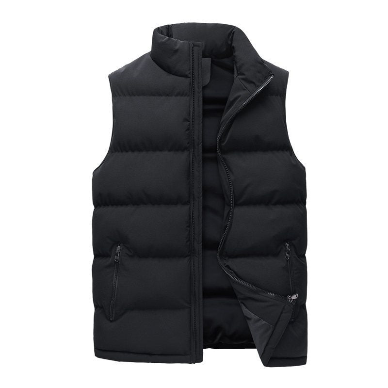 Men's Casual Fashion Vest for Autumn and Winter, Trendy Slim-Fit Jacket, Wholesale Dropshipping