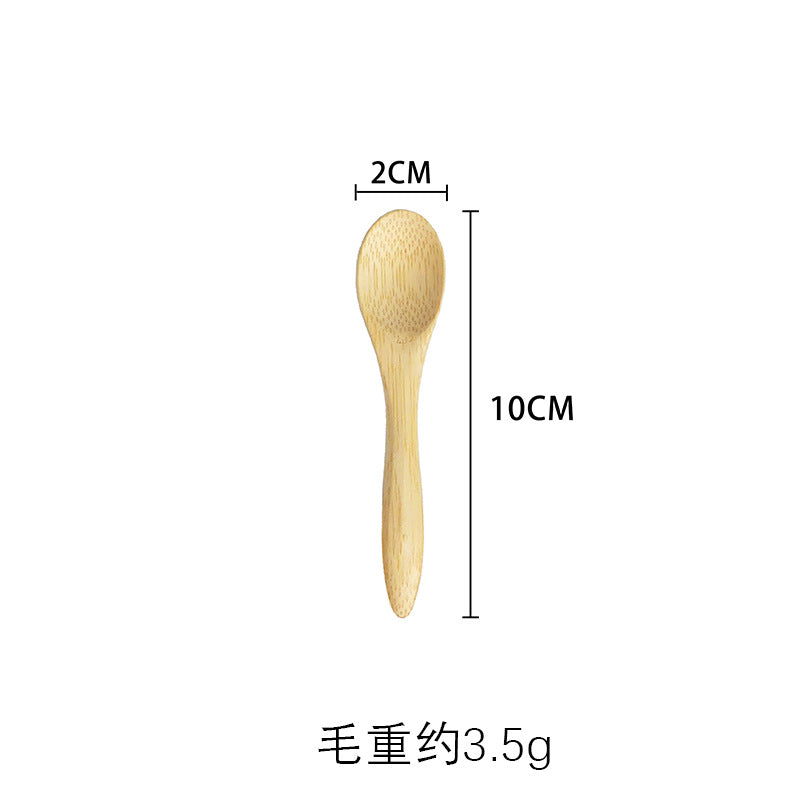 Manufacturer's Hot-Selling Children's Bamboo Small Spoons, Baby Spoons, Wooden Spoons, Bamboo Spoons, Rice Spoons, Porridge Spoons, Mixing Spoons, Customizable with Engraving