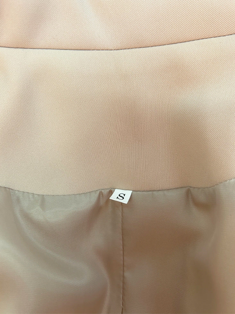 In Stock 2026 Export Star High-End Premium European and American Style Blazer with Metal Lion Head Buttons Double-Breasted Small Suit