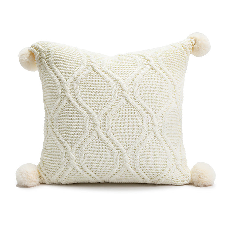 New Christmas pillow holiday decoration love pillow model room bedroom bedside tufted cushion pillowcase wholesale