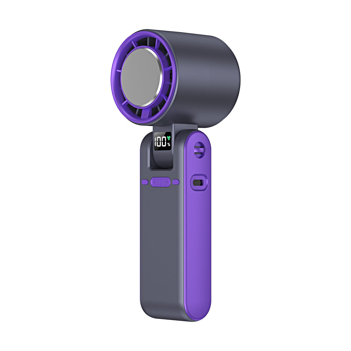 Cross-border new T15S handheld refrigeration ice fan usb high-speed turbo violence fan folding neck fan