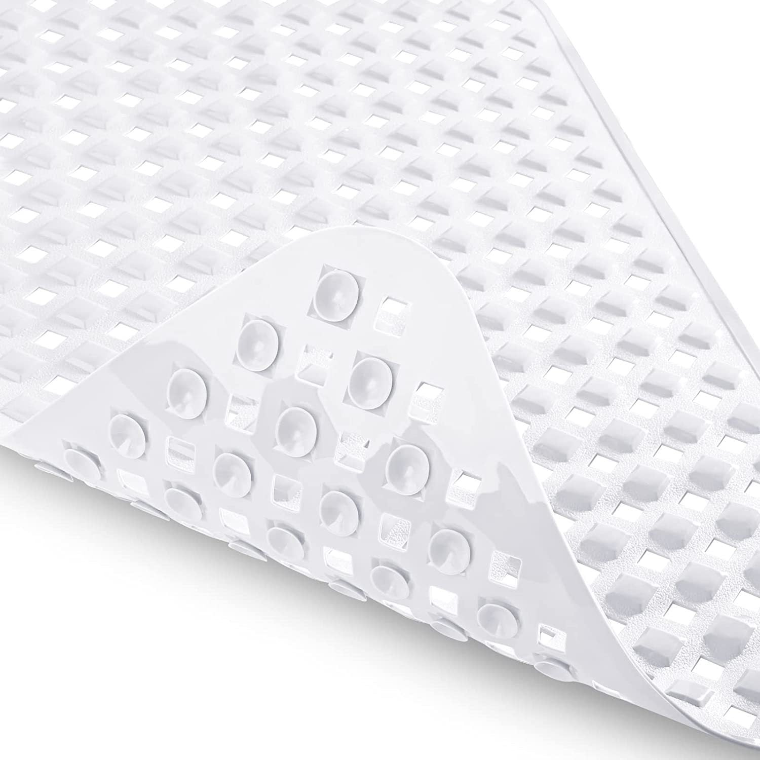 Bathroom Non-Slip Mat Long Diamond-Shaped Bathtub Mat European and American Popular Bath Mat Anti-Fall Suction Cup Foot Mat Shower Room Floor Mat
