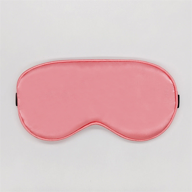 Cross-Border Eye Masks in Stock, Double-Sided Imitation Silk Sleep Wholesale, Blackout for Nap, Travel, Aviation, Full Blackout Eye Protection
