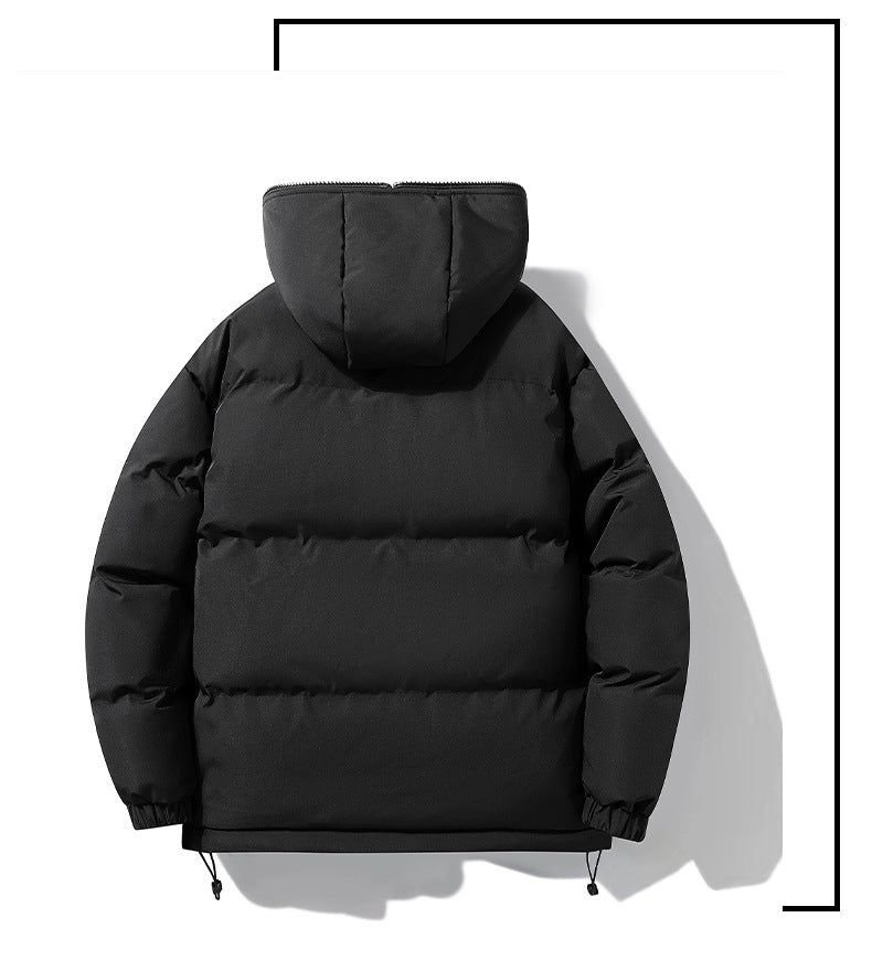 2025 New Trendy Brand Plus Size Cotton Jacket Couple Style Reversible Hooded Loose Winter Thick Warm Coat