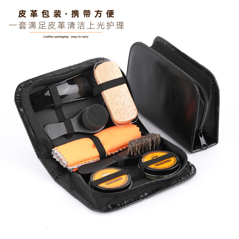 Shoe brush shoe polish suit leather shoes travel shoes maintenance oil leather maintenance shoes leather cleaning care factory wholesale