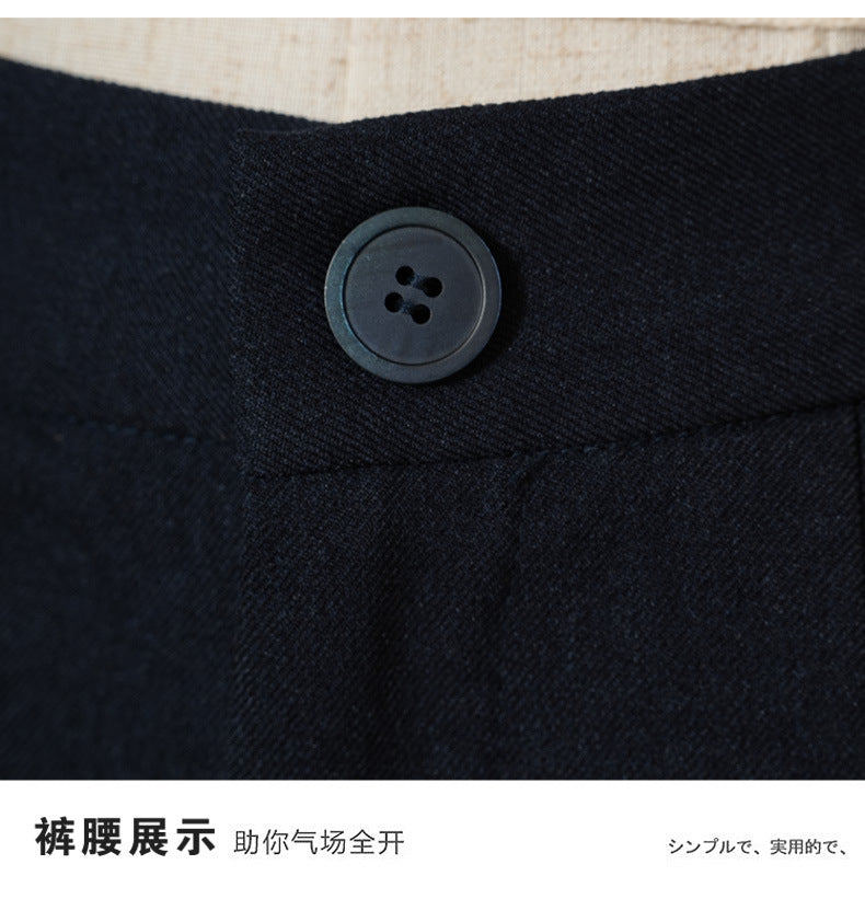 Navy Blue Suit Jacket for Women Spring & Fall 2025 New Casual Korean Style High-End Small Workplace Suit Suit