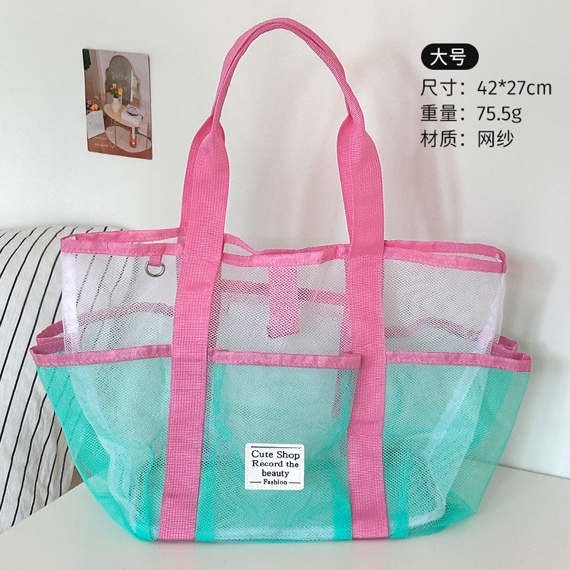 Hollow Swimming Bag Large Capacity Beach Bag Girls Storage Beach Beach Bag Foldable Shopping Bag Wholesale