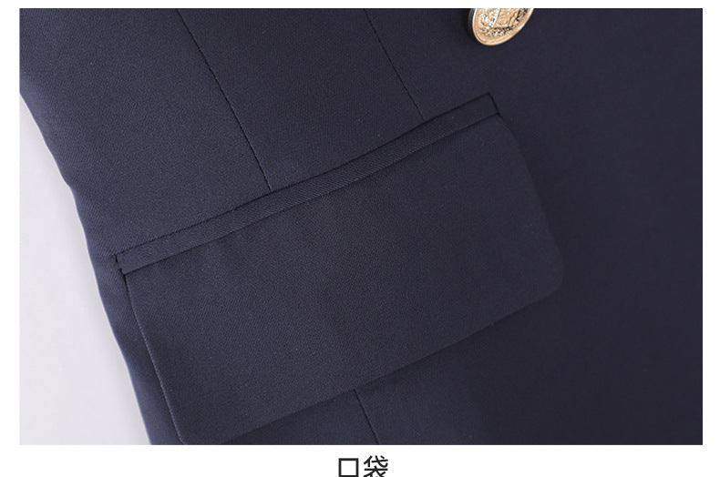 Black Slim Business Suit suit Jacket Female Student Civil Servant Interview Hotel Manager Dress Overalls