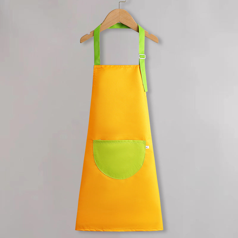 Children's apron painting waterproof antifouling studio cartoon apron big children's kindergarten apron overalls custom logo