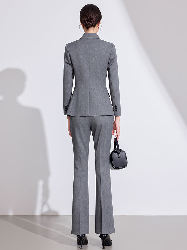 2025 Autumn and Winter Casual Fashion Suit Pants Business Wear Women's Cross-Border Export Pants Suit 6913