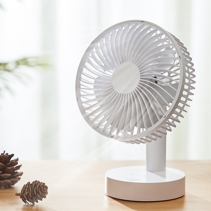 Cassidorf small fan office desktop fan USB6 inch shake head rechargeable desktop bedside fan long endurance