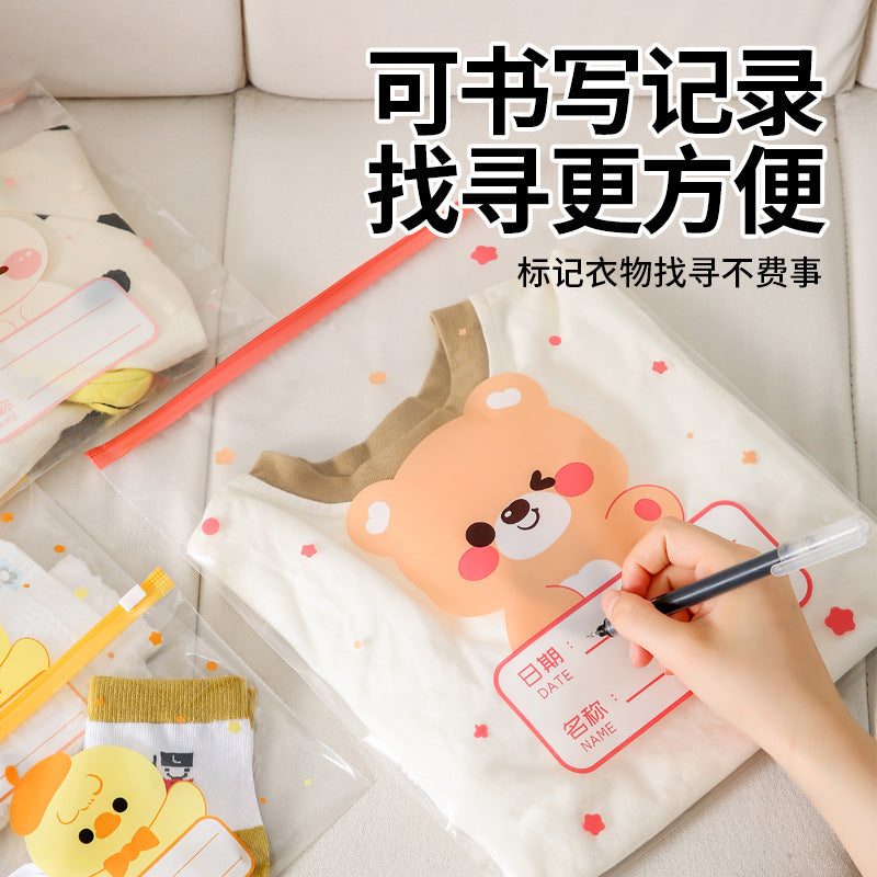 Kindergarten Storage Bag, Kidsren's Preparation for Kindergarten Clothing Storage Bag, Waterproof Sealed Storage Baby Special Packaging Bag