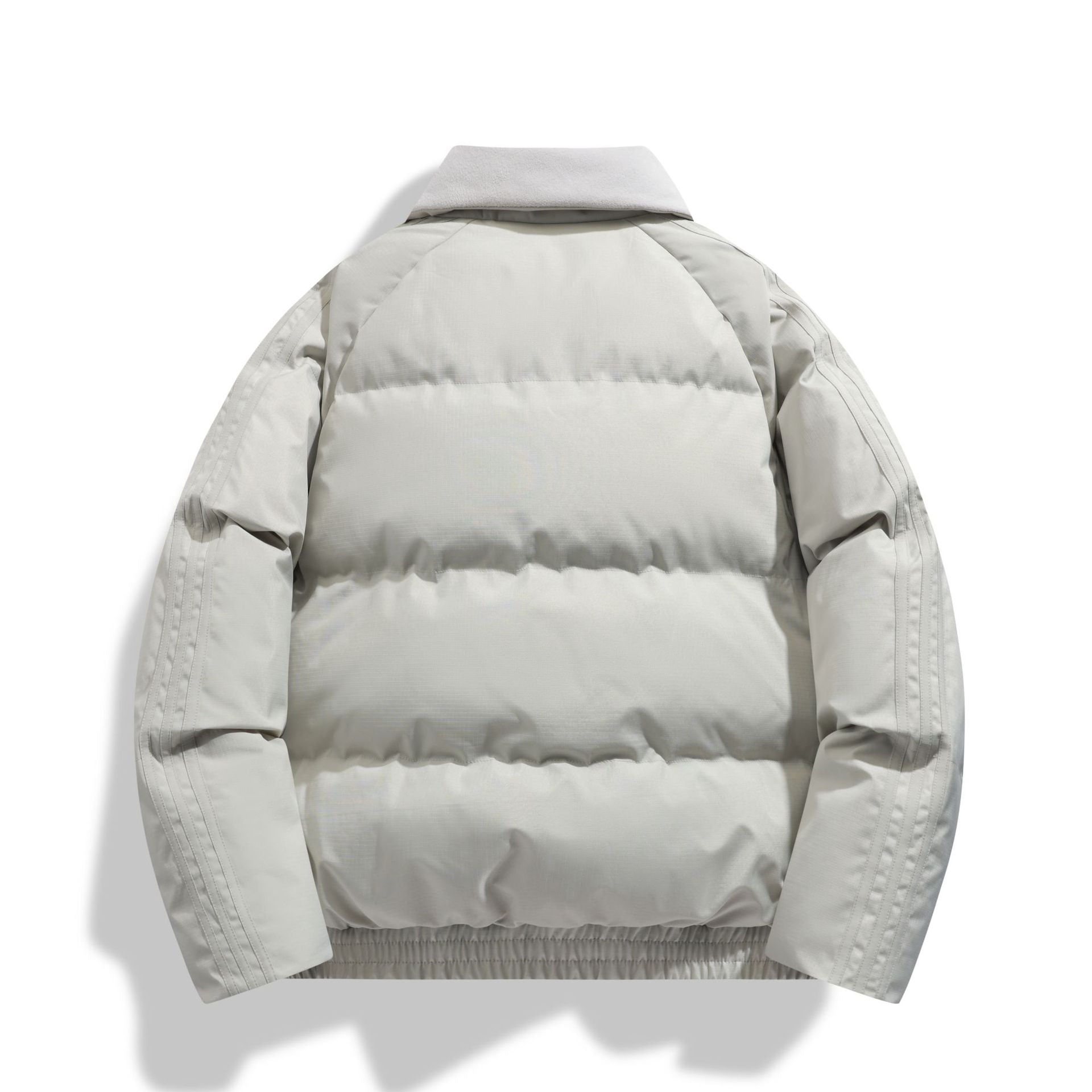 Japanese-Style Lapel Winter Thick Cotton Coat Cross-Border Men's Puffer Jacket College Trend Men's Simple Jacket Fresh Men's Clothing